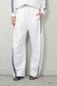 Tibi - Broek - Active Knit Winslow Pant SS25 - White - BYLOTTE