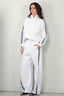 Tibi - Broek - Active Knit Winslow Pant SS25 - White - BYLOTTE