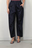 Tibi - Broek - Crispy Nylon Winslow Pant - Navy - BYLOTTE