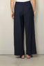 Tibi - Broek - Harold Suiting Wide Leg Pull On Pant - Navy Multi - BYLOTTE