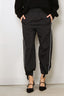 Tibi - Broek - Nylon Piped Jogger - Black Multi - BYLOTTE