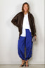 Tibi - Broek - Nylon Snap Pull On Jogger - Blue - BYLOTTE