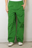 Tibi - Broek - Nylon Snap Pull On Jogger - Green - BYLOTTE