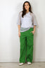 Tibi - Broek - Nylon Snap Pull On Jogger - Green - BYLOTTE