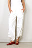 Tibi - Broek - Nylon Snap Pull On Jogger - White - BYLOTTE