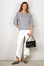Tibi - Broek - Nylon Snap Pull On Jogger - White - BYLOTTE