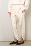 Tibi - Broek - Nylon Zipper Jogger - Ivory - BYLOTTE