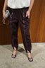 Tibi - Broek - Nylon Zipper Jogger - Malbec - BYLOTTE