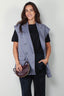 Tibi - Drapey Suiting Oversized Double Breasted Vest - Violet - BYLOTTE