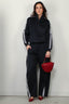 Tibi - Jack - Active Knit Zipper Detailed Track Jacket - Navy - BYLOTTE