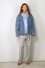 Tibi - Jacket - Classic Denim Moto Bomber - Classic Blue - BYLOTTE