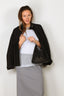 Tibi - Jacket - Recycled Tropical Wool Moto Bomber - Black - BYLOTTE
