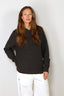 Tibi - Sweater - Cardigan Stitch V - Neck Easy Pullover - Dark Heather Grey - BYLOTTE