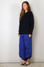 Tibi - Sweater - Cardigan Stitch V - Neck Easy Pullover - Dark Navy - BYLOTTE