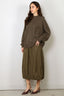 Tibi - Sweater - Cashmere Sweater Crewneck Oversized Pullover - Dark Hazelnut - BYLOTTE