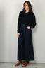 Tibi - Sweater - Washable Cashmere Easy Polo Cropped Sweater - Navy - BYLOTTE