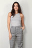 Tibi - Top - Circular Fine Rib T Tank - Heather Grey - BYLOTTE