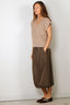 Tibi - Trui - Cardigan Stitch Sweater Vest - Latte - BYLOTTE