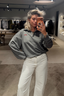 Johny - Sweater - Mellie Polo Long Sleeve - Grey