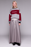 Johny - Sweater - Oscar - Grey/ Burgundy
