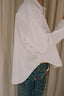 Denimist - Blouse - Bailey Cropped Shirt - Brushed Ecru White
