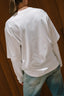 Tibi - Top - Perfectv T Unisex Double Layer Long Sleeve Tshirt - White
