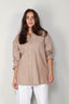 Xirena - Blouse - Sydney - Toffee Stripe - BYLOTTE